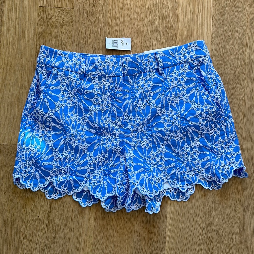NWT Loft Eyelet Riviera Short